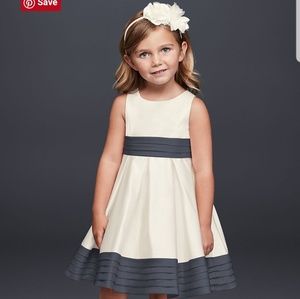 David's Bridal flower girl dress